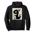Dino Ukiyo E Art Japan Theme Pastel Hoodie - Novelty Apparel for Adults - T-Shirt, Sweatshirt, Hoodie