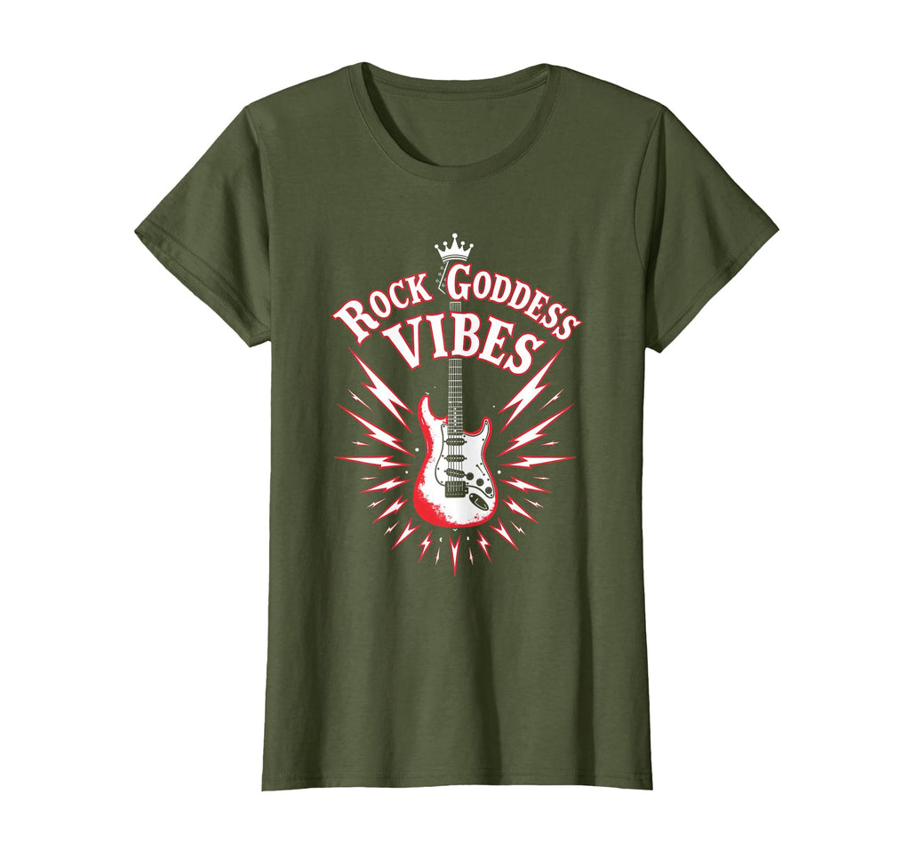Rock Goddess Vibes Womens Band T-Shirt - Fun Novelty Design Men Women - T-Shirt, Sweatshirt, Hoodie
