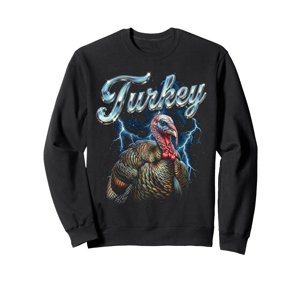 Turkey 90S Funny Turkey 80S Farm Sweatshirt - Graphic Print Men Women - T-Shirt, Sweatshirt, Hoodie