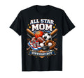All Star Mom Basketball Soccer T-Shirt - Casual Everyday Wear Unisex - T-Shirt, Sweatshirt, Hoodie