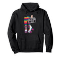Rollerskates Roll Beat Funny 70S 80S Hoodie - Aesthetic Graphic Unisex - T-Shirt, Sweatshirt, Hoodie