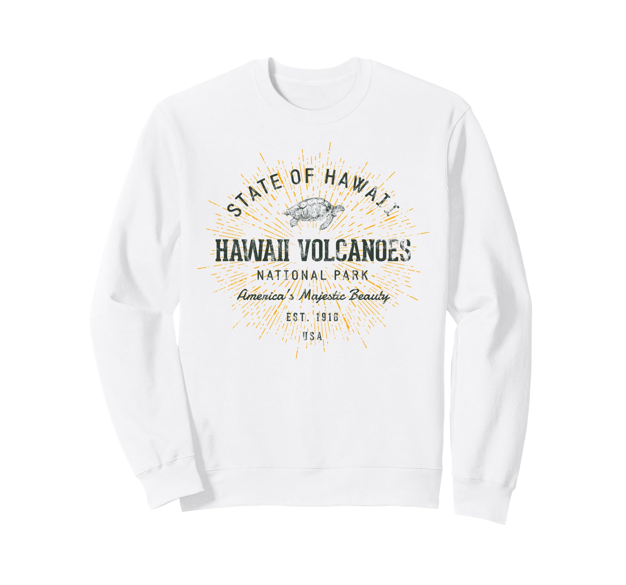 Hawaii Volcanoes National Park Sweatshirt - Custom Art Print for Adults - T-Shirt, Sweatshirt, Hoodie