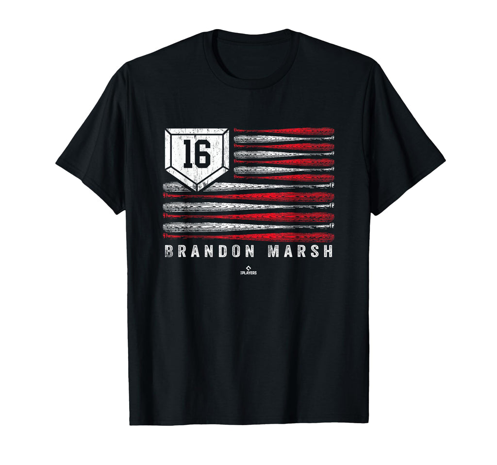 Us Flag Baseball Stripes Brandon T-Shirt - Streetwear Style for Adults - T-Shirt, Sweatshirt, Hoodie