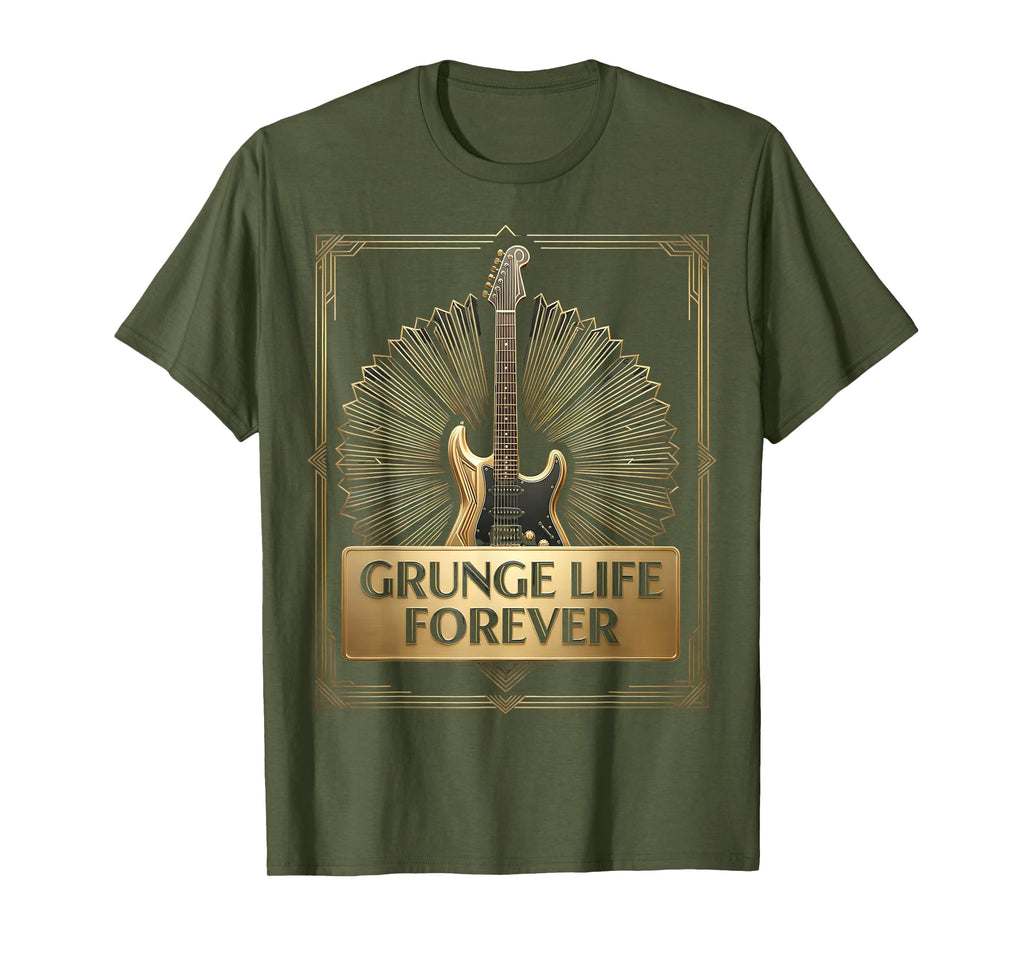 Grunge Life Forever 90S Nostalgic Rock T-Shirt - Trendy Graphic for Adults - T-Shirt, Sweatshirt, Hoodie