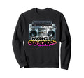 Keeping It Old School Boombox 80S Sweatshirt - Minimalist Print Men Women - T-Shirt, Sweatshirt, Hoodie