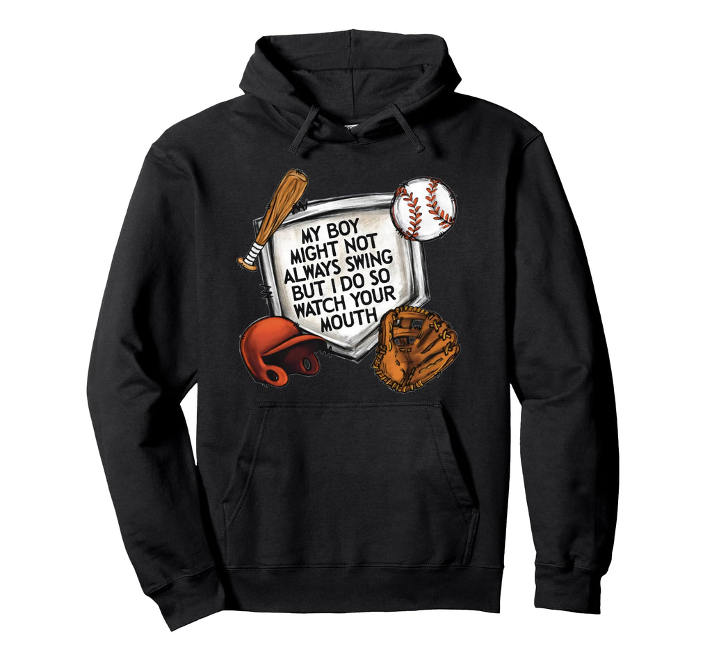 My Might Not Always Swing Funny Hoodie - Casual Everyday Wear Men Women - T-Shirt, Sweatshirt, Hoodie