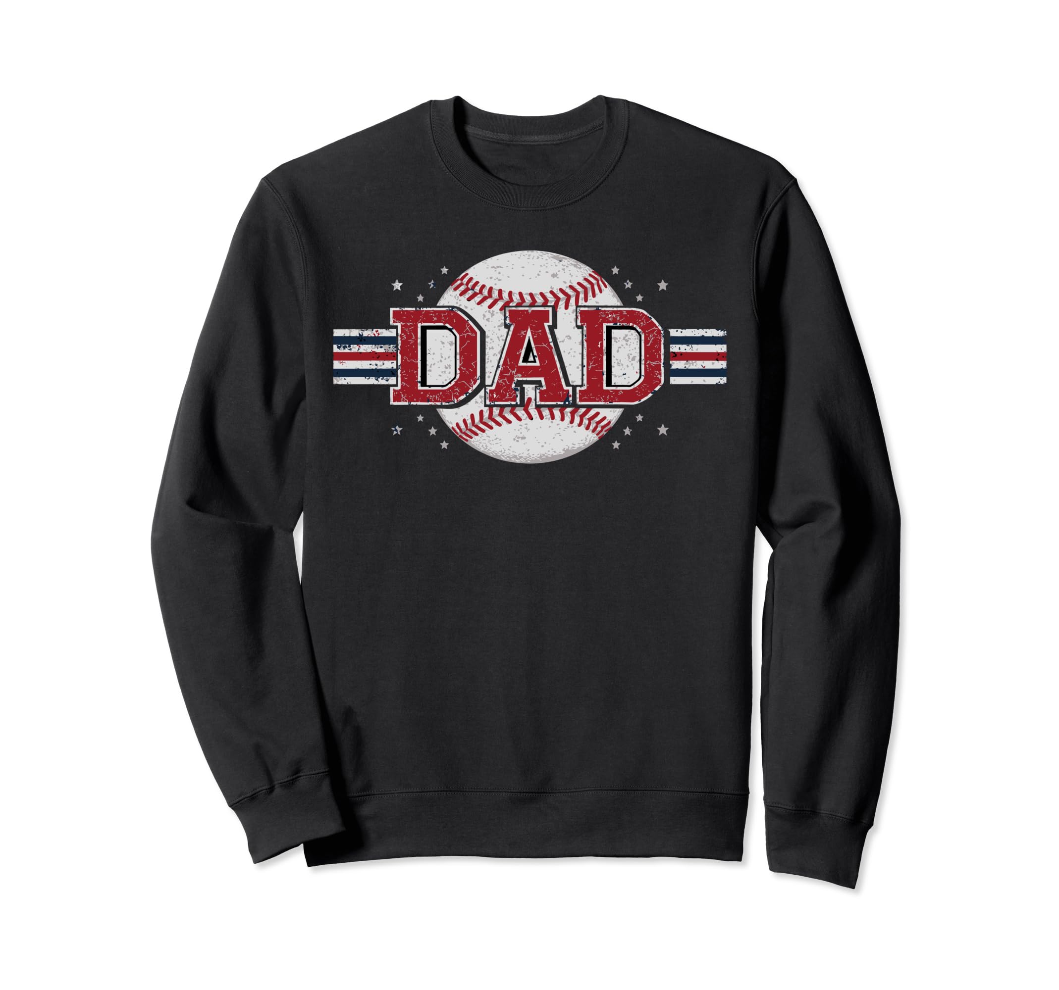 Dad Baseball Sports Loving Father Sweatshirt - Unique Graphic Men Women - T-Shirt, Sweatshirt, Hoodie