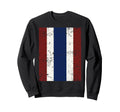 Thailand National Flag Vertical Sweatshirt - Unique Graphic Unisex - T-Shirt, Sweatshirt, Hoodie
