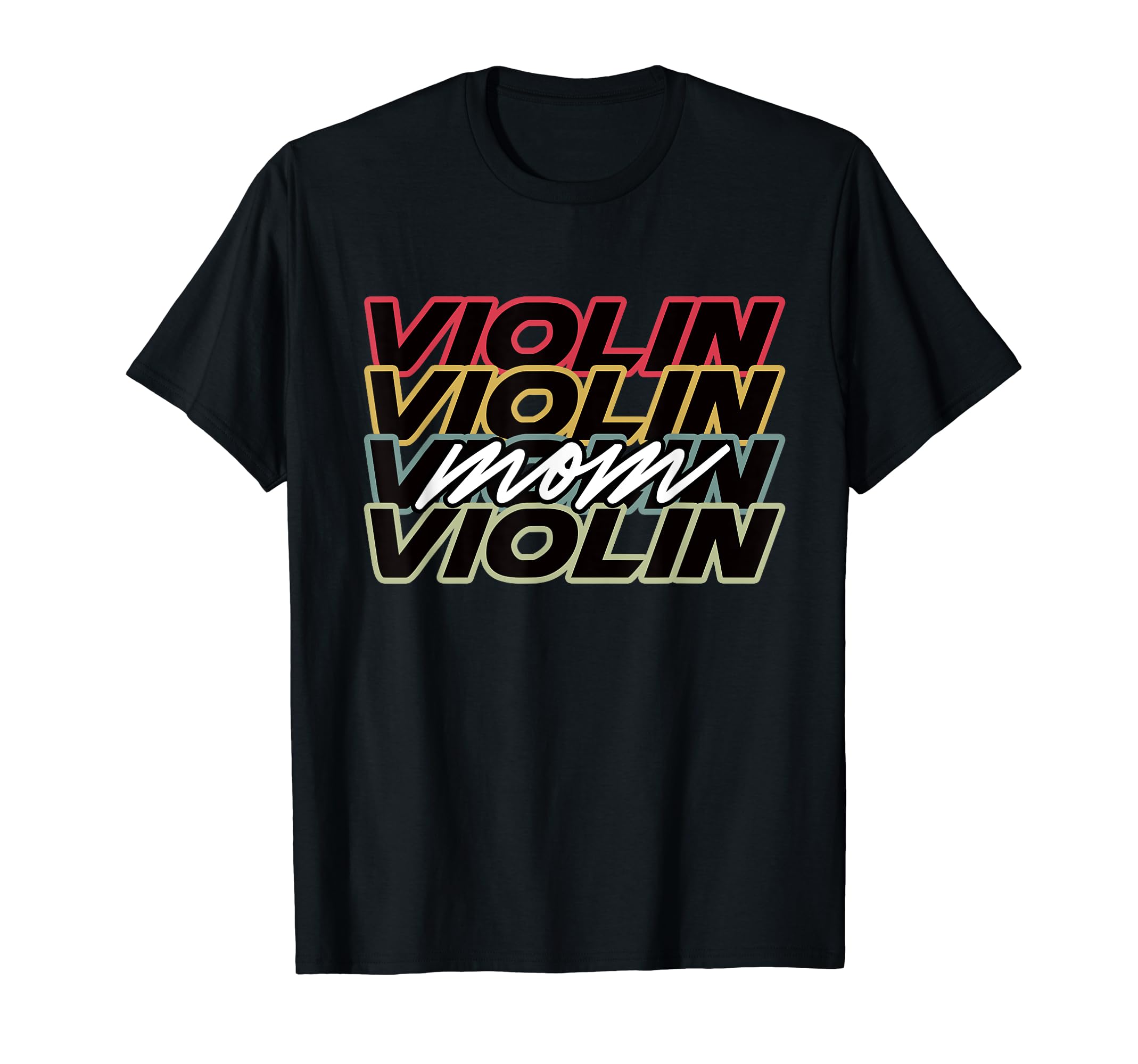 Violin Mom Player 70S 80S 90S T-Shirt - Graphic Print Unisex - T-Shirt, Sweatshirt, Hoodie