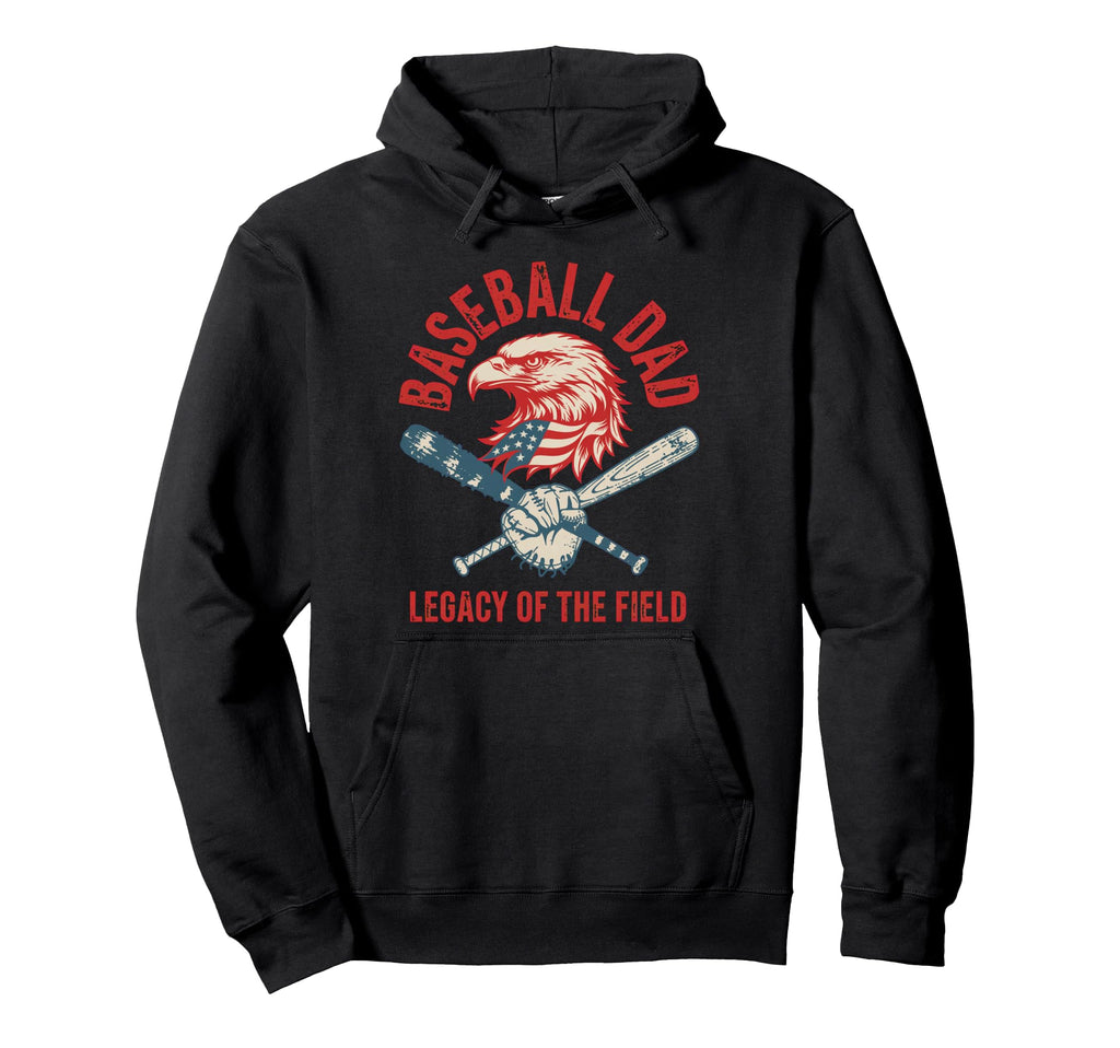 Baseball Fathers Day Baseball Dad Hoodie - Custom Art Print Unisex - T-Shirt, Sweatshirt, Hoodie