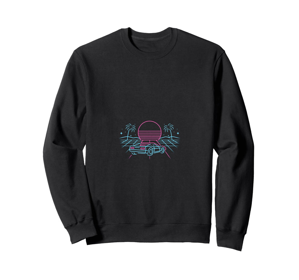 80S Synthwave Sweatshirt - Streetwear Style Men Women - T-Shirt, Sweatshirt, Hoodie