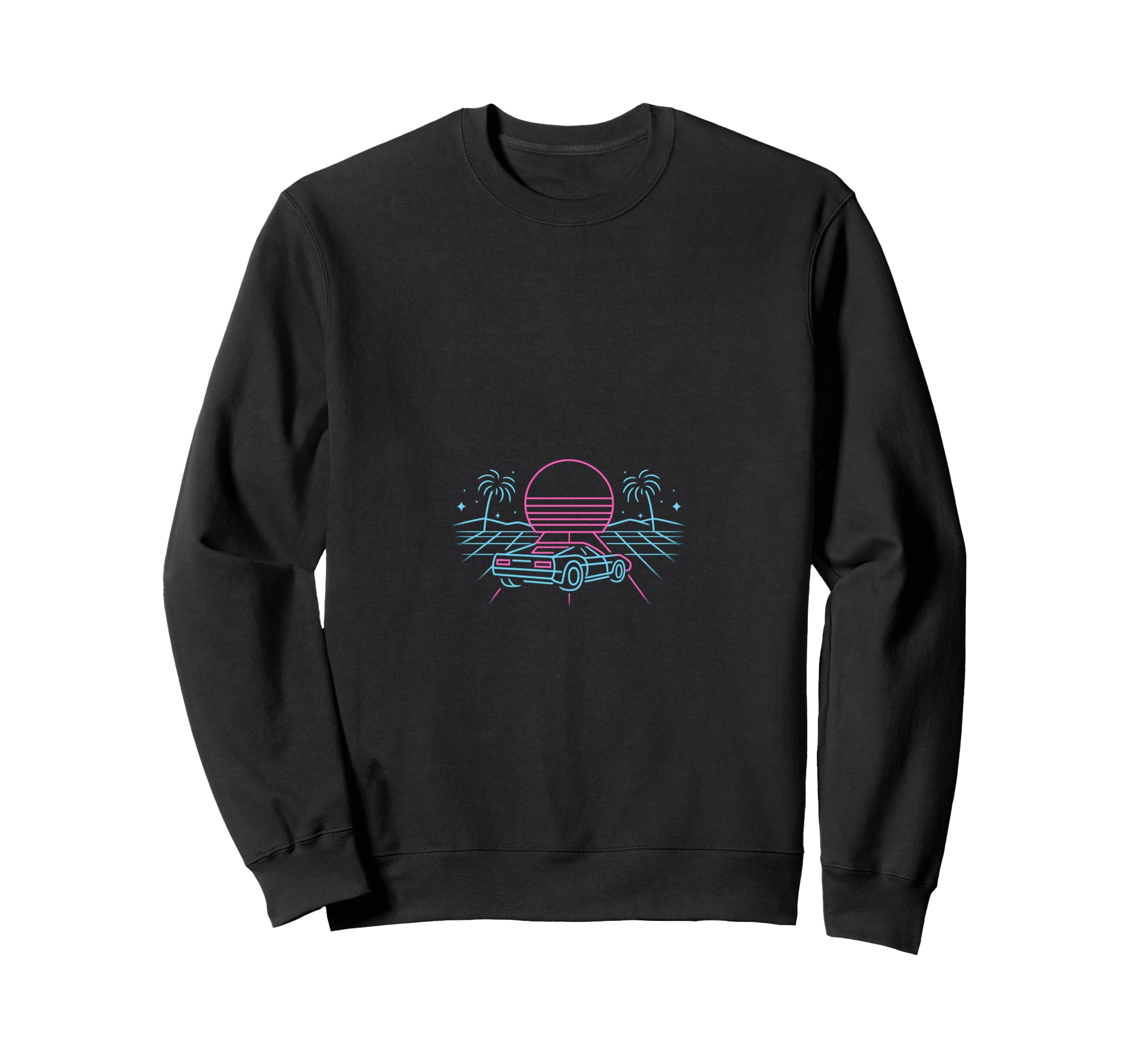 80S Synthwave Sweatshirt - Streetwear Style Men Women - T-Shirt, Sweatshirt, Hoodie