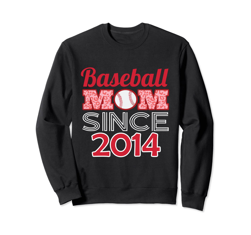 Baseball Mom Since 2014 Sweatshirt - Minimalist Print Unisex - T-Shirt, Sweatshirt, Hoodie