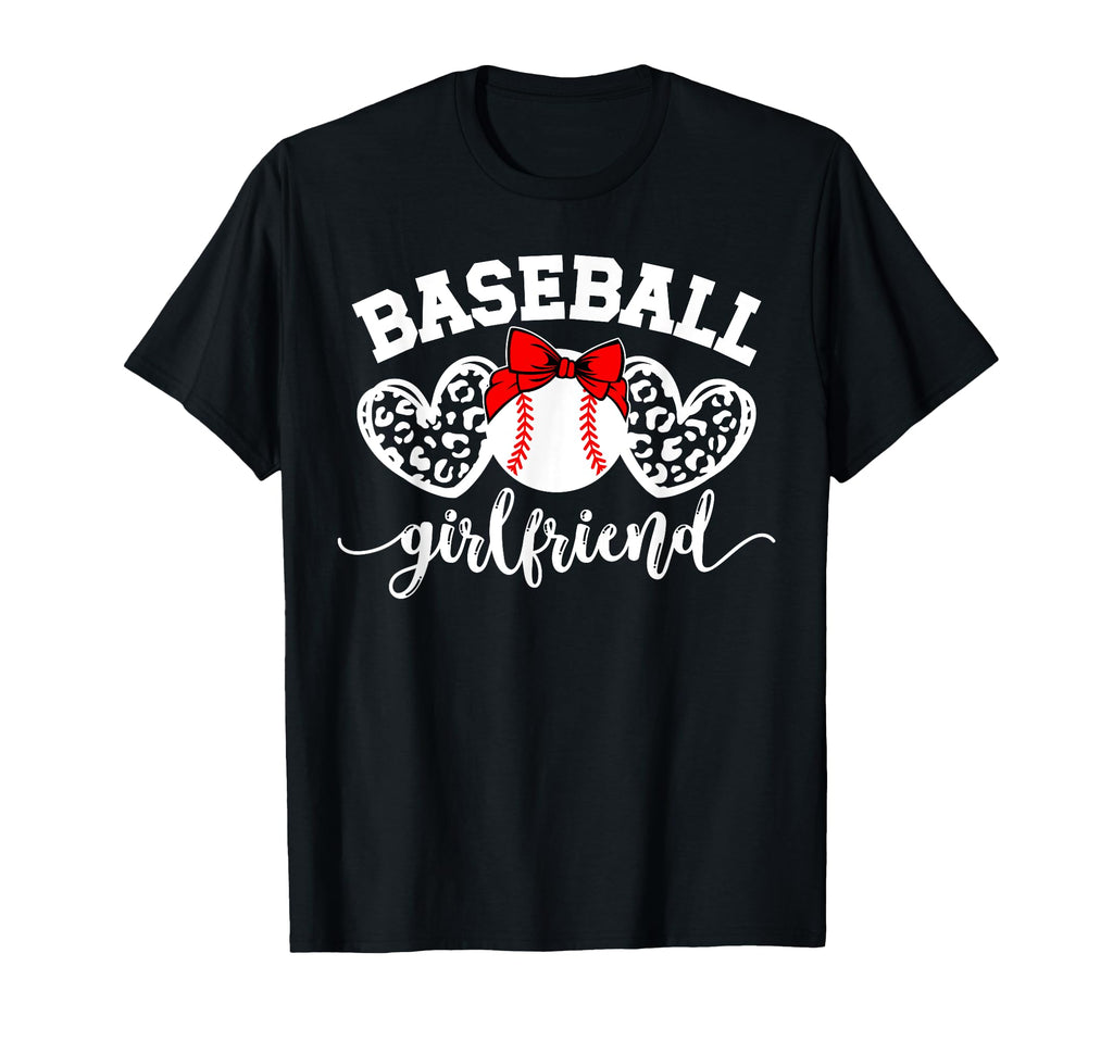 Baseball Girlfriend Hearts T-Shirt - Custom Art Print for Adults - T-Shirt, Sweatshirt, Hoodie