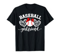 Baseball Girlfriend Hearts T-Shirt - Custom Art Print for Adults - T-Shirt, Sweatshirt, Hoodie
