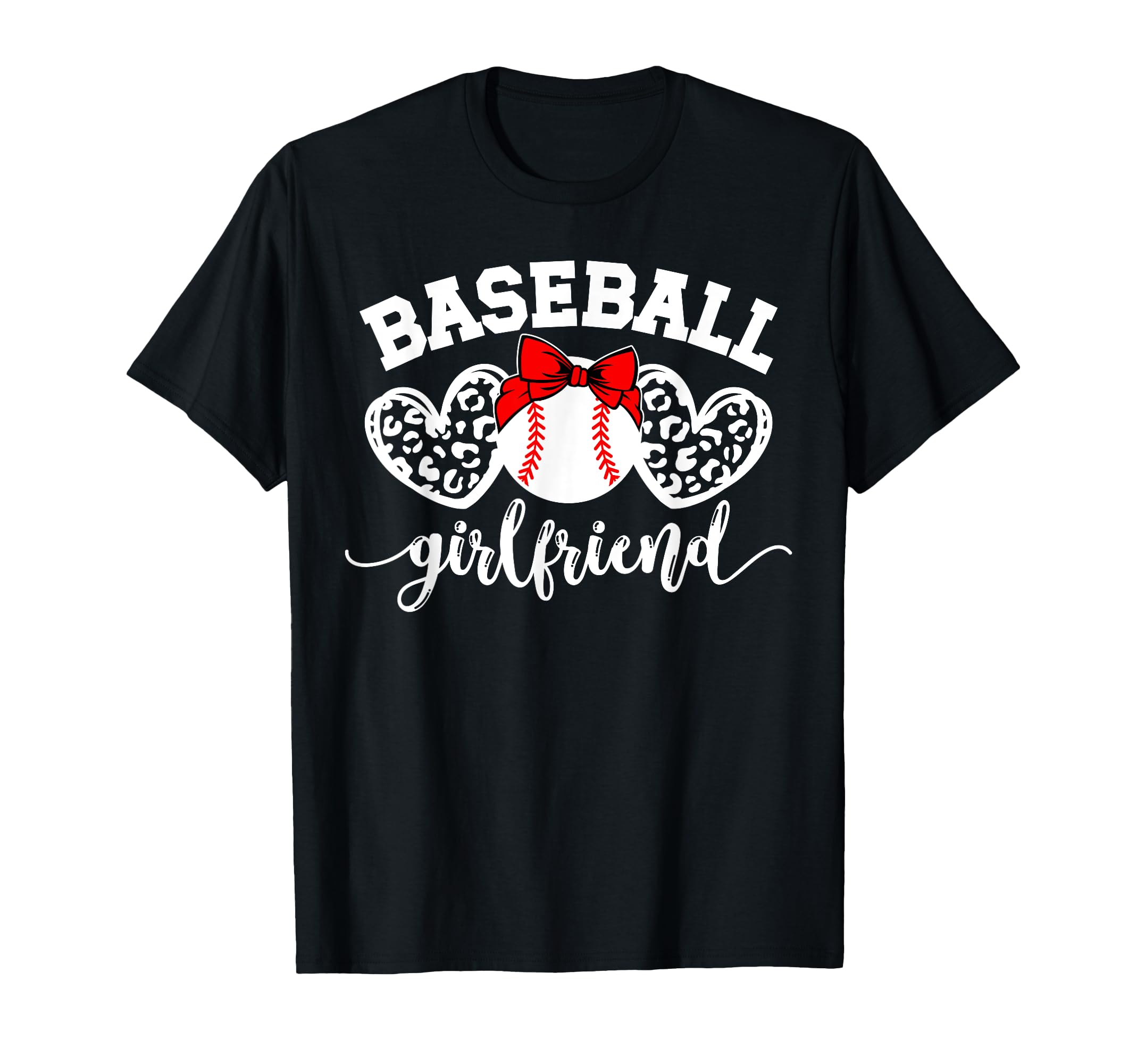 Baseball Girlfriend Hearts T-Shirt - Custom Art Print for Adults - T-Shirt, Sweatshirt, Hoodie
