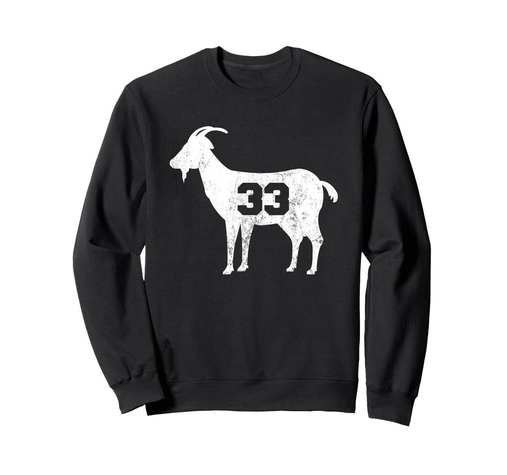 Distressed Goat 33 Sweatshirt - Unique Graphic for Adults - T-Shirt, Sweatshirt, Hoodie
