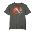 Crowing Rooster Sun Distressed T-Shirt - Fun Novelty Design Men Women - T-Shirt, Sweatshirt, Hoodie