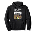 Cant Hide My Crazy Im Ball Mom Baseball Hoodie - Graphic Print Unisex - T-Shirt, Sweatshirt, Hoodie