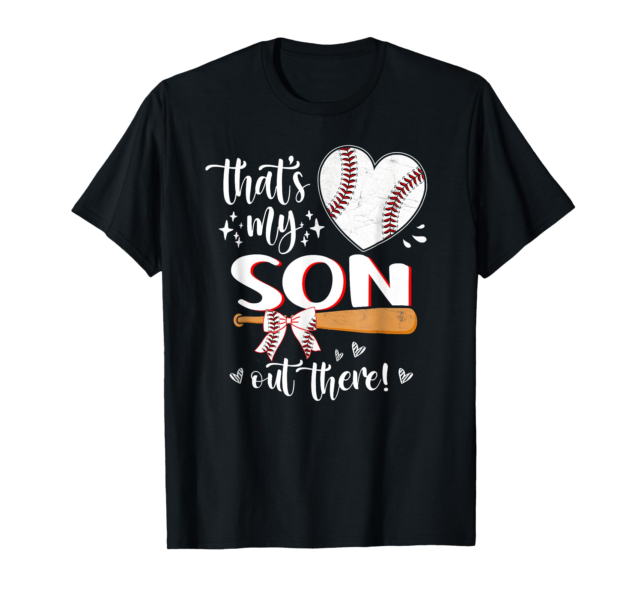 Thats My Son Out There Baseball Mothers T-Shirt - Aesthetic Graphic Unisex - T-Shirt, Sweatshirt, Hoodie
