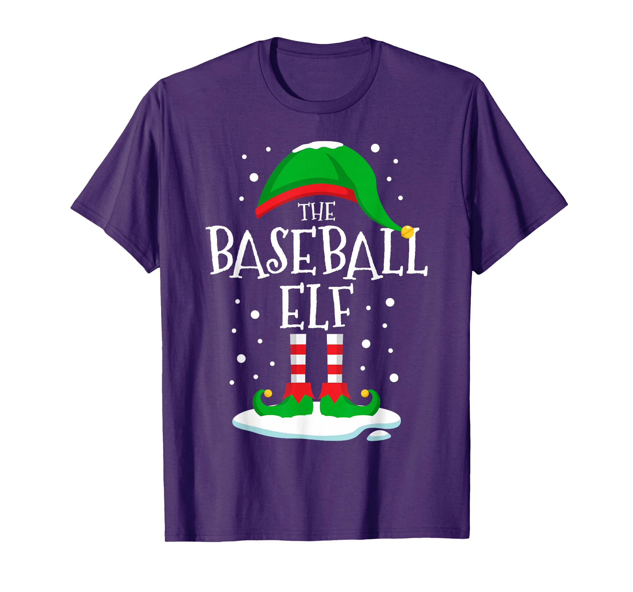 Baseball Elf Family Matching T-Shirt - Casual Everyday Wear for Adults - T-Shirt, Sweatshirt, Hoodie