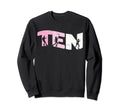 10 Year Old Roller Skating Birthday Sweatshirt - Trendy Graphic for Adults - T-Shirt, Sweatshirt, Hoodie