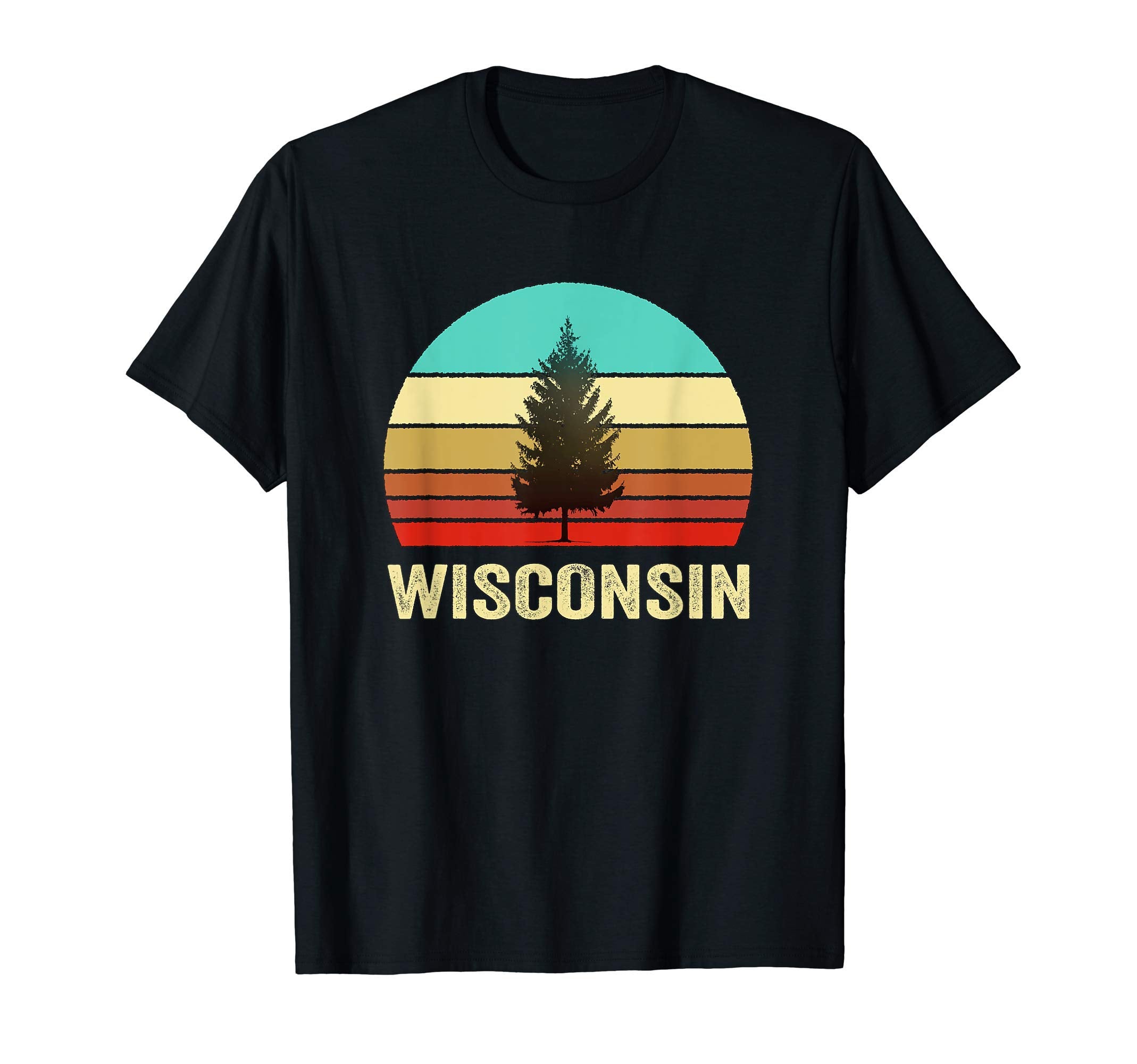 Sunset Wisconsin T-Shirt - Aesthetic Graphic for Adults - T-Shirt, Sweatshirt, Hoodie