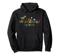 Outnumbered Mom Football Baseball Hoodie - Minimalist Print for Adults - T-Shirt, Sweatshirt, Hoodie