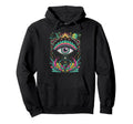 Psychedelic Eye Psychedelic Colorful Hoodie - Unique Graphic for Adults - T-Shirt, Sweatshirt, Hoodie
