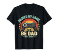 Paused My Game To Be Dad Est 2026 T-Shirt - Novelty Apparel for Adults - T-Shirt, Sweatshirt, Hoodie