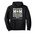 Baseball Softball Mom Proud Softball Hoodie - Fun Novelty Design Unisex - T-Shirt, Sweatshirt, Hoodie