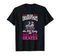 Old Lady Roller Skate 70S Roller T-Shirt - Trendy Graphic for Adults - T-Shirt, Sweatshirt, Hoodie