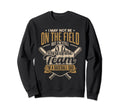 Baseball Father Fathers Day Sweatshirt - Fun Novelty Design Men Women - T-Shirt, Sweatshirt, Hoodie