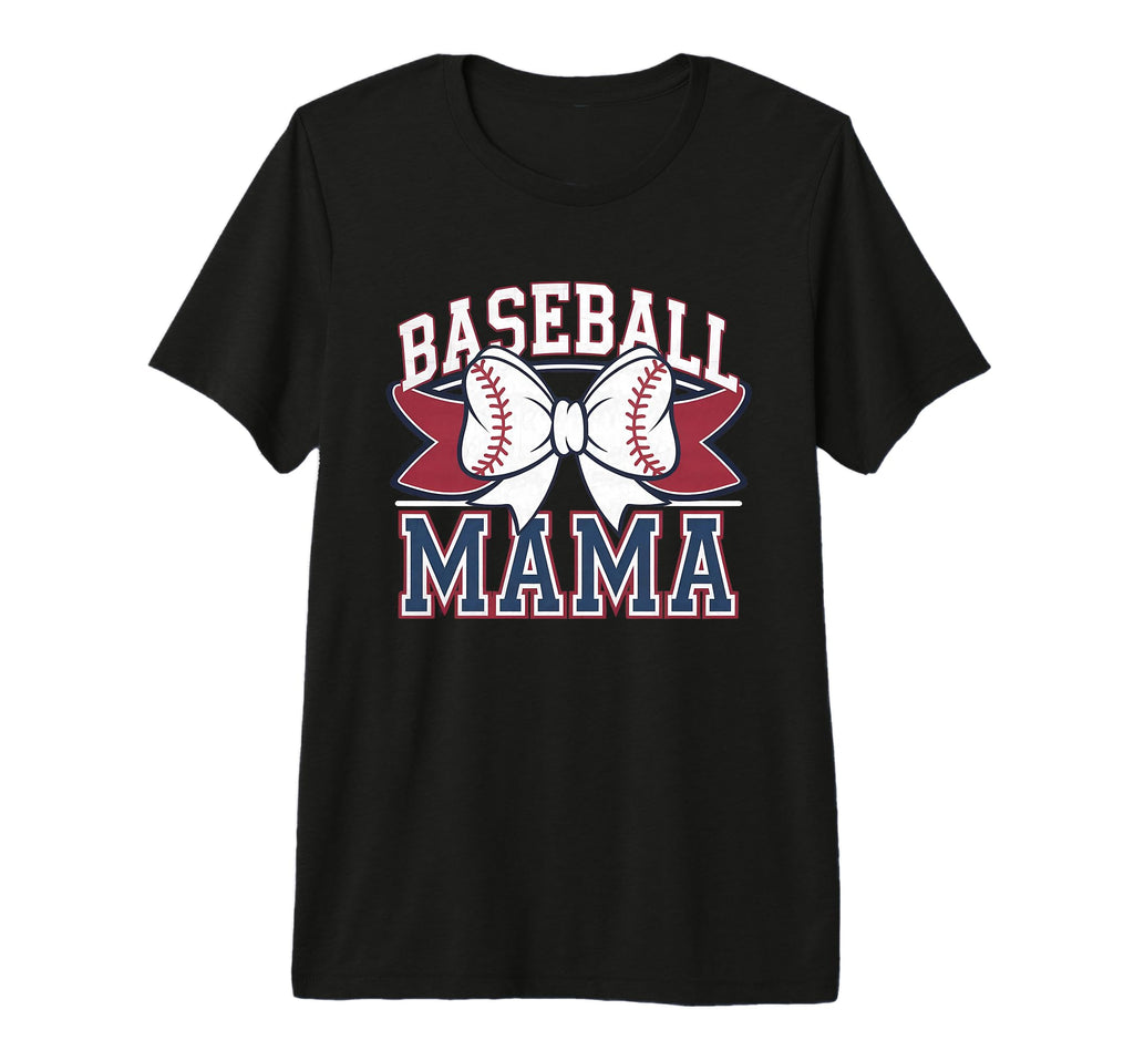 Baseball Mama Coquette Bow Game Day T-Shirt - Aesthetic Graphic Men Women - T-Shirt, Sweatshirt, Hoodie