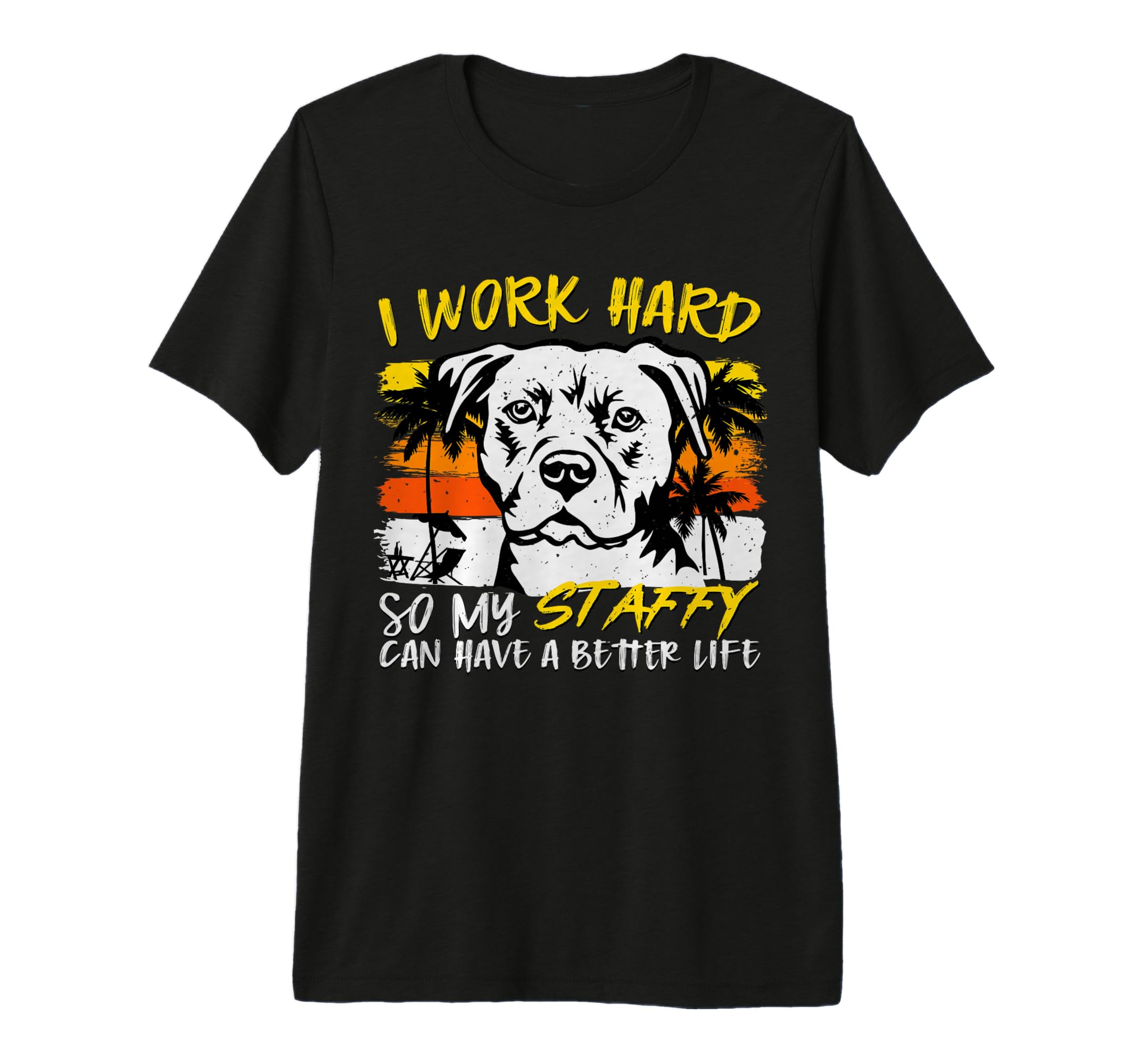 American Staffordshire Terrier T-Shirt - Fun Novelty Design Unisex - T-Shirt, Sweatshirt, Hoodie