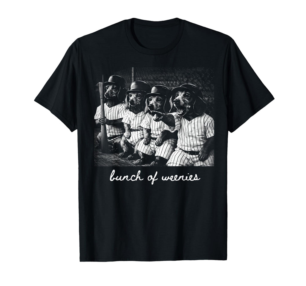 Funny Weenies Dachshunds Baseball T-Shirt - Aesthetic Graphic Men Women - T-Shirt, Sweatshirt, Hoodie