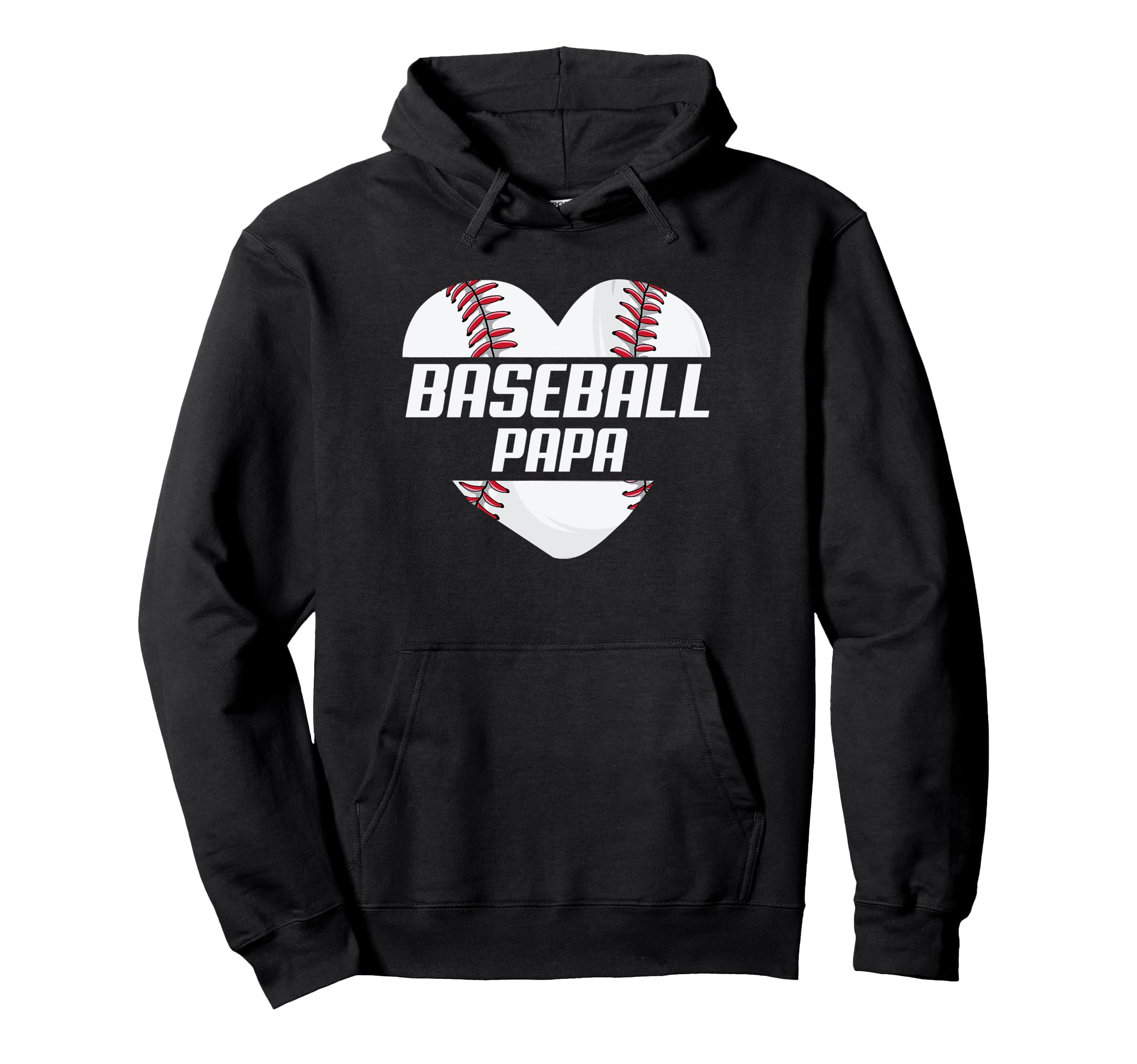 Baseball Player Family Gifts Baseball Papa Hoodie - Trendy Graphic Unisex - T-Shirt, Sweatshirt, Hoodie