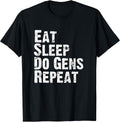 Eat Sleep Do Gens Repeat DBD Survivor Main - Adult & Kids T-Shirts, Sweatshirts & Hoodies apparel design preview 1