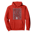 Kick Dang Ball Funny Soccer Game Day Hoodie - Graphic Print for Adults - T-Shirt, Sweatshirt, Hoodie