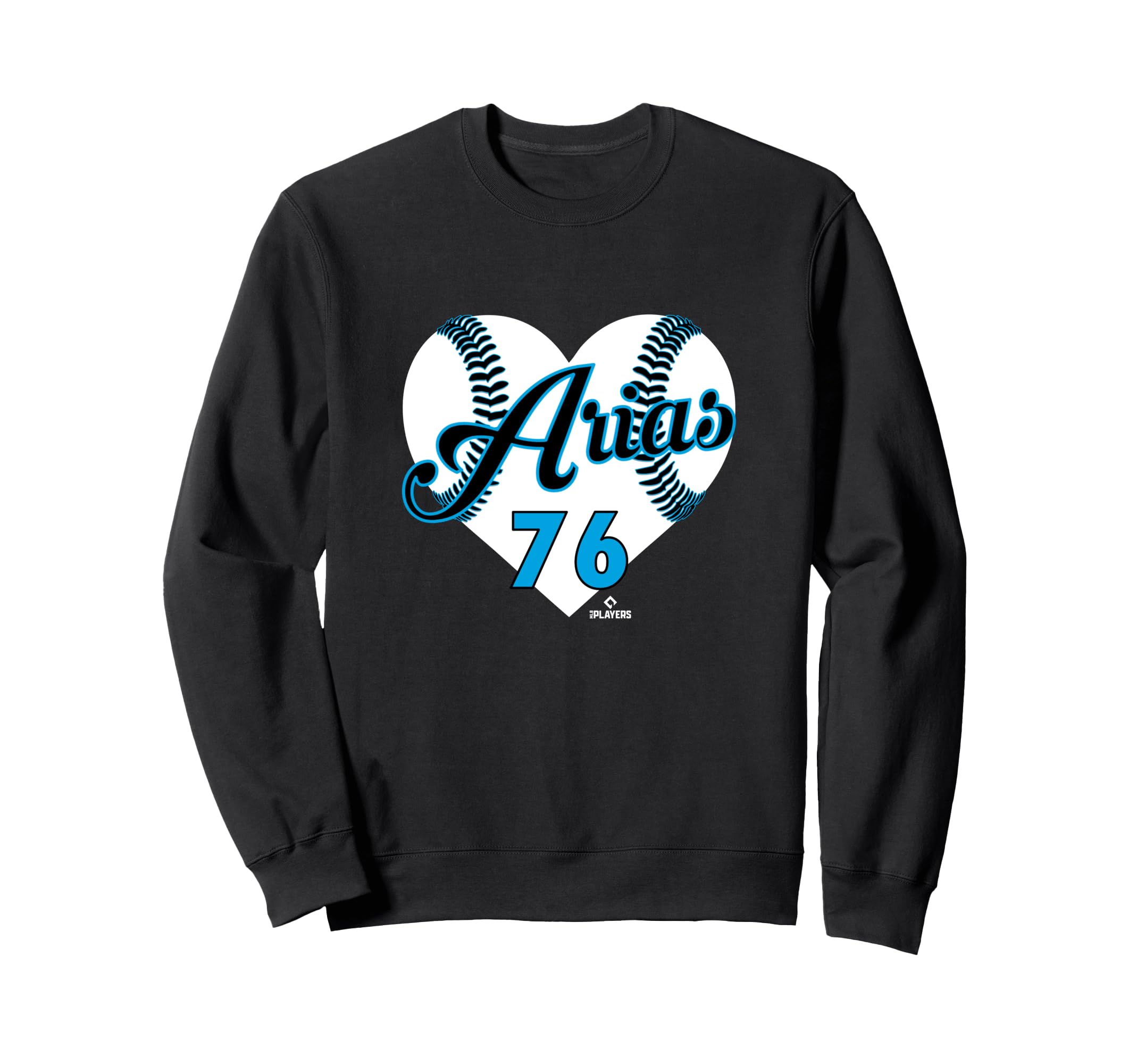 Baseball Heart Luarbert Arias Sweatshirt - Minimalist Print for Adults - T-Shirt, Sweatshirt, Hoodie