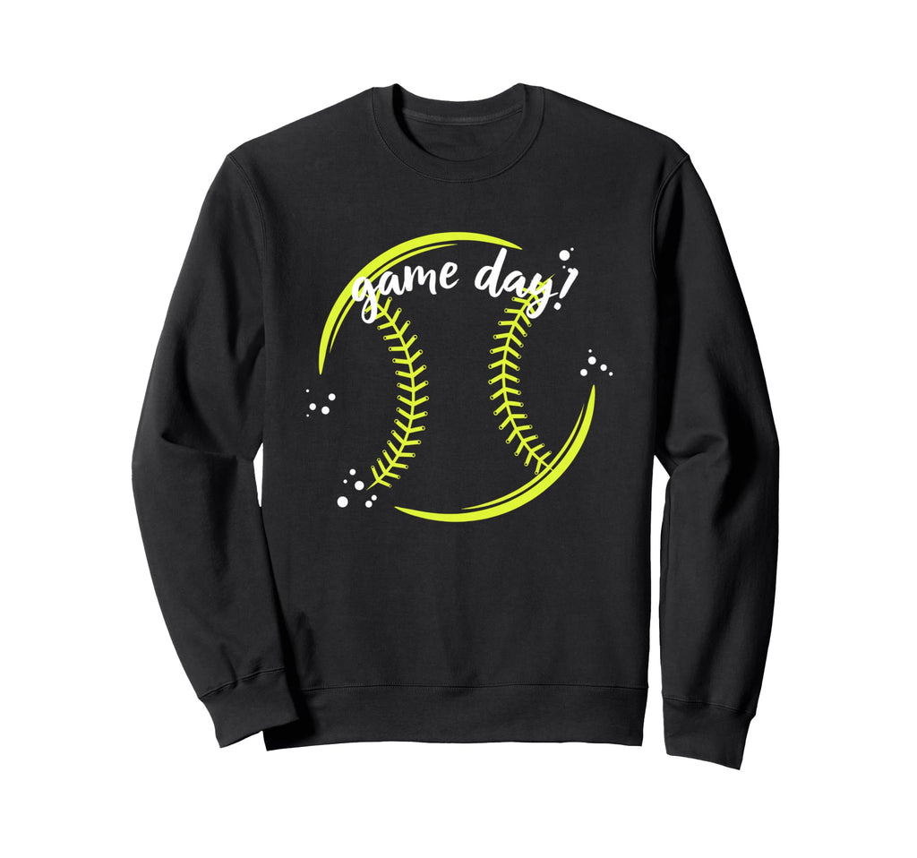 Softball Mom Game Day Game Day Mom Sweatshirt - Streetwear Style Unisex - T-Shirt, Sweatshirt, Hoodie