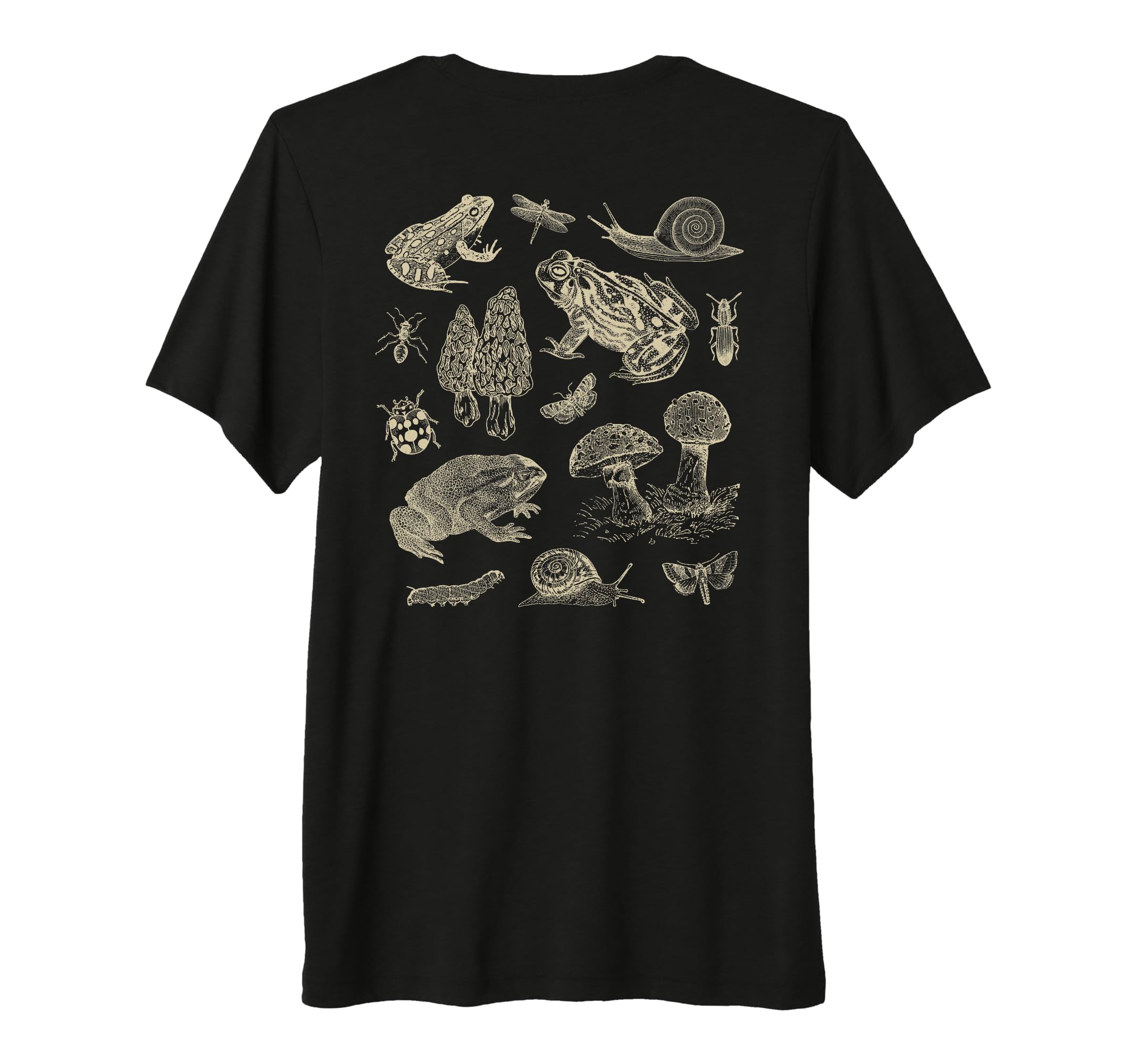 Frog Mushroom 90S Dark Academia T-Shirt - Novelty Apparel Men Women - T-Shirt, Sweatshirt, Hoodie