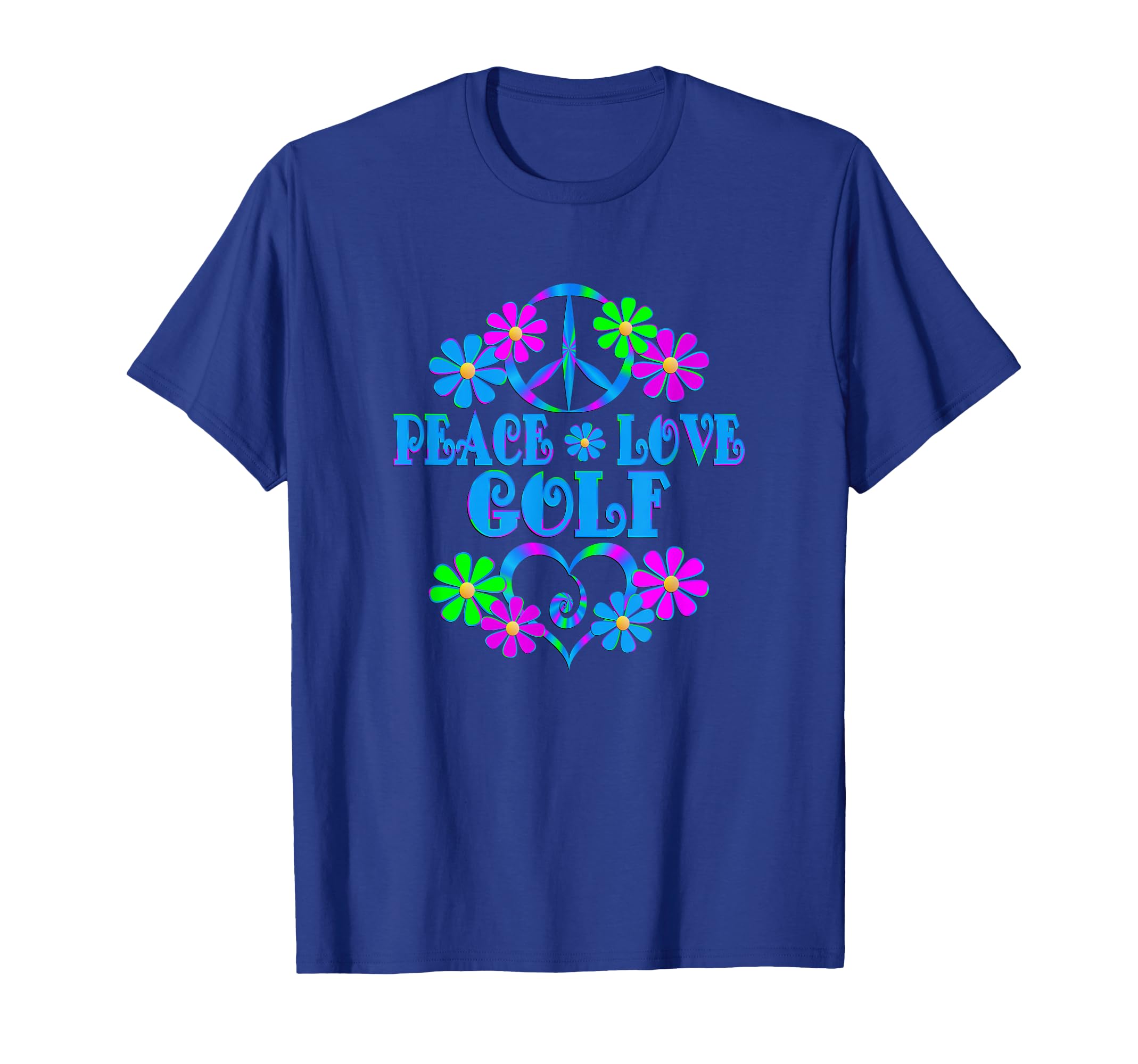 Peace Love Golf T-Shirt - Trendy Graphic Unisex - T-Shirt, Sweatshirt, Hoodie