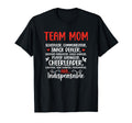 Team Mom Appreciation Black Womens T-Shirt - Custom Art Print for Adults - T-Shirt, Sweatshirt, Hoodie