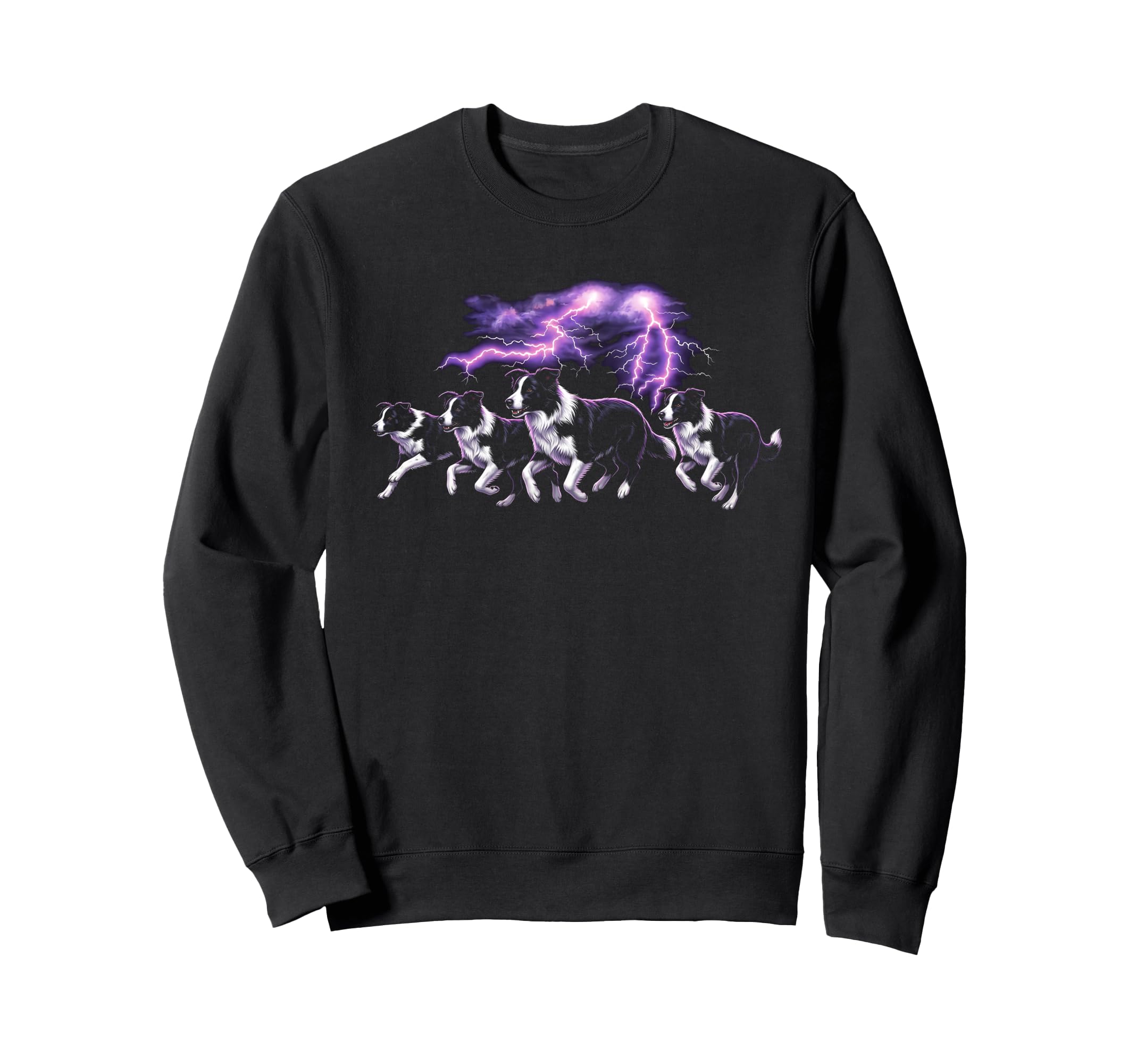 Border Collie 90S Dog Lover 80S Sweatshirt - Custom Art Print for Adults - T-Shirt, Sweatshirt, Hoodie