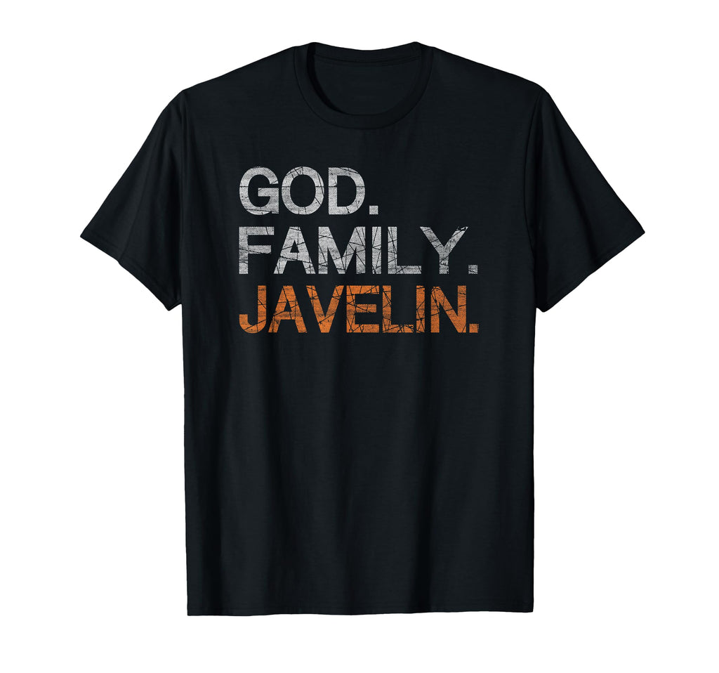 God Family Javelin Distressed T-Shirt - Trendy Graphic Men Women - T-Shirt, Sweatshirt, Hoodie