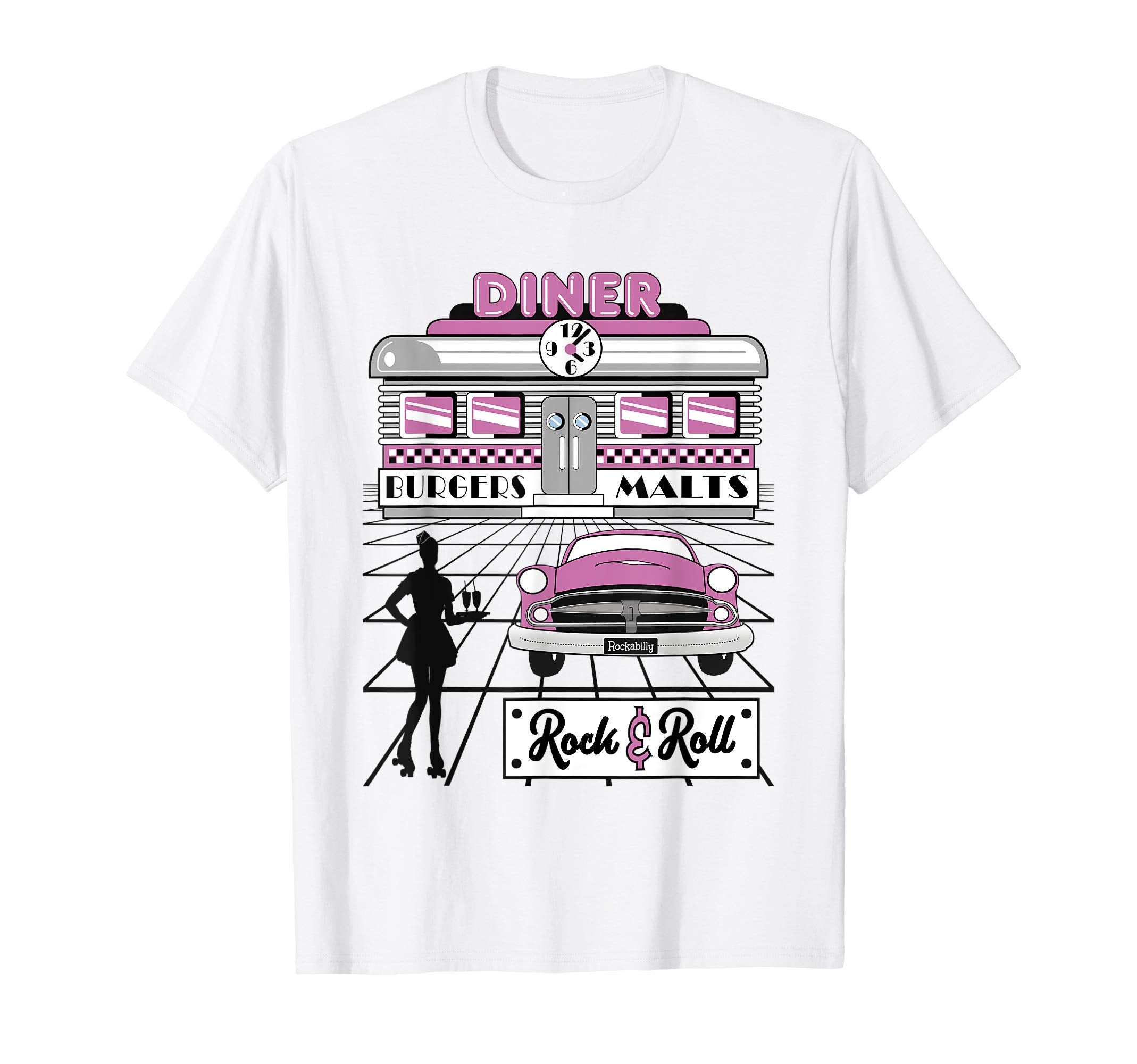 1950S Sock Hop Party Rockabilly Cars 60S T-Shirt - Graphic Print Men Women - T-Shirt, Sweatshirt, Hoodie