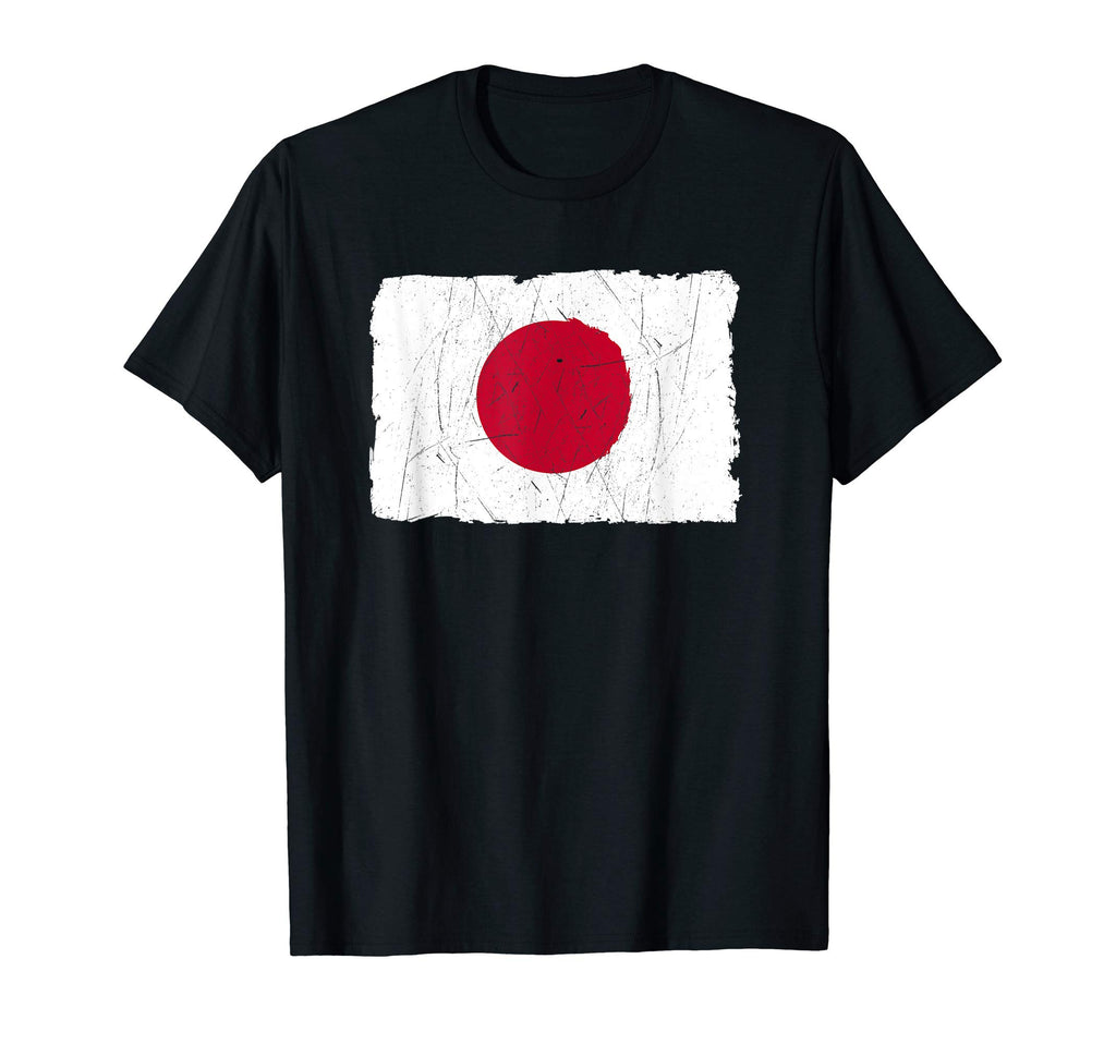 Japan Flag Pride Gift Distressed T-Shirt - Unique Graphic Unisex - T-Shirt, Sweatshirt, Hoodie