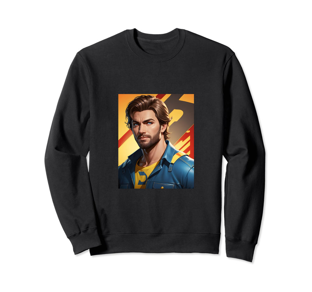 80S Pop Culture Mashup Movie Character Sweatshirt - Graphic Print Unisex - T-Shirt, Sweatshirt, Hoodie