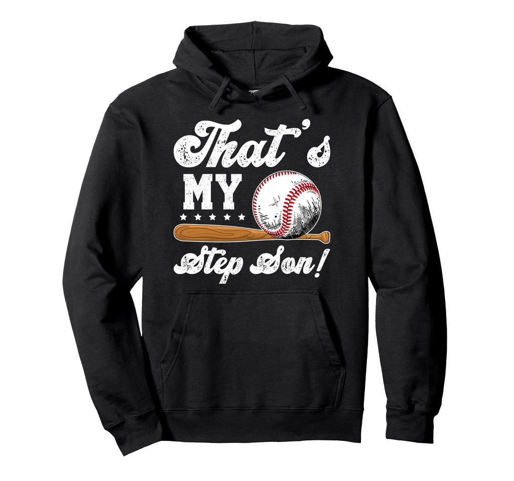 Proud Baseball Step Dad Baseball Player Hoodie - Custom Art Print Unisex - T-Shirt, Sweatshirt, Hoodie